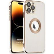 Microsonic Apple iPhone 14 Pro Flash Stamp Beyaz Cep Telefonu Kılıfı