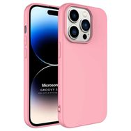 Microsonic Apple iPhone 14 Pro Groovy Soft Rose Gold Cep Telefonu Kılıfı