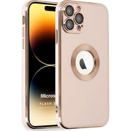 Microsonic Apple iPhone 14 Pro Max Flash Stamp Rose Gold Cep Telefonu Kılıfı