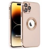 Microsonic Apple iPhone 14 Pro Max Flash Stamp Rose Gold Cep Telefonu Kılıfı