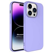 Microsonic Apple iPhone 14 Pro Max Groovy Soft Lila Cep Telefonu Kılıfı
