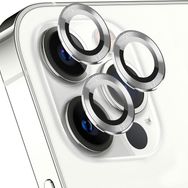Microsonic Apple iPhone 14 Pro Max Gümüş Tekli Kamera Lens Koruma Camı