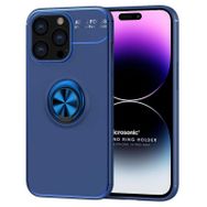 Microsonic Apple iPhone 14 Pro Max Kickstand Lacivert Cep Telefonu Kılıfı