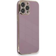Microsonic Apple iPhone 14 Pro Max Olive Plated Lila Cep Telefonu Kılıfı