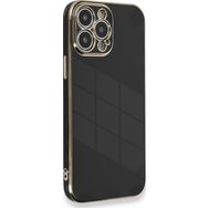 Microsonic Apple iPhone 14 Pro Olive Plated Siyah Cep Telefonu Kılıfı