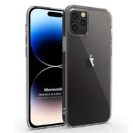 Microsonic Apple iPhone 14 Pro Transparent Soft Beyaz Cep Telefonu Kılıfı