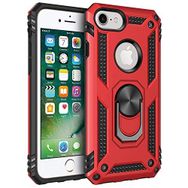 Microsonic Apple Iphone 6 Uyumlu Military Ring Holder Kırmızı Kılıf