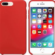 Microsonic Apple iPhone 7 Plus Liquid Lansman Silikon Kırmızı Cep Telefonu Kılıfı
