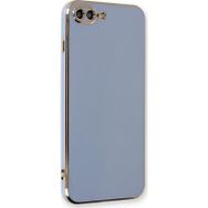 Microsonic Apple iPhone 7 Plus Olive Plated Lavanta Grisi Cep Telefonu Kılıfı