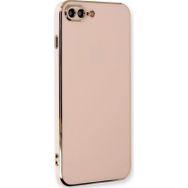 Microsonic Apple iPhone 7 Plus Olive Plated Pembe Cep Telefonu Kılıfı
