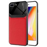 Microsonic Apple iPhone 7 Plus Uniq Leather Kırmızı Cep Telefonu Kılıfı