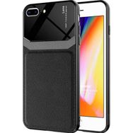 Microsonic Apple iPhone 7 Plus Uniq Leather Siyah Cep Telefonu Kılıfı