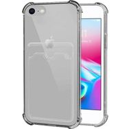 Microsonic Apple iPhone 8 Card Slot Shock Siyah Cep Telefonu Kılıfı