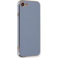 Microsonic Apple iPhone 8 Olive Plated Lavanta Grisi Kılıf