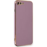 Microsonic Apple iPhone 8 Olive Plated Lila Kılıf