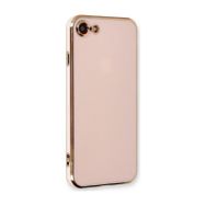 Microsonic Apple iPhone 8 Olive Plated Pembe Kılıf