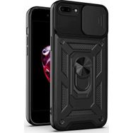 Microsonic Apple iPhone 8 Plus Impact Resistant Siyah Cep Telefonu Kılıfı