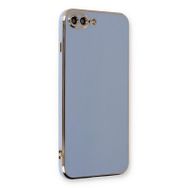 Microsonic Apple iPhone 8 Plus Olive Plated Lavanta Grisi Cep Telefonu Kılıfı