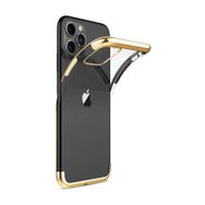 Microsonic Apple iPhone 8 Skyfall Transparent Clear Gold Kılıf