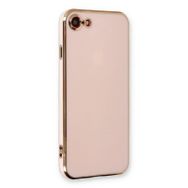 Microsonic Apple iPhone SE 2020 Olive Plated Pembe Cep Telefonu Kılıfı