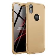 Microsonic Apple iPhone X Gold Double Dip 360 Protective Kılıf