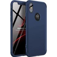 Microsonic Apple iPhone X Lacivert Double Dip 360 Protective Kılıf