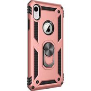 Microsonic Apple iPhone Xr Military Ring Holder Gold Kılıf