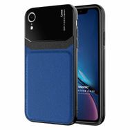 Microsonic Apple iPhone XR Uniq Leather Lacivert Cep Telefonu Kılıfı