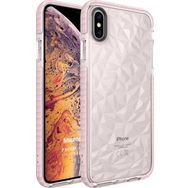 Microsonic Apple iPhone XS Max Prism Hybrid Pembe Cep Telefonu Kılıfı