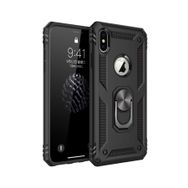 Microsonic Apple iPhone Xs Military Ring Holder Siyah Kılıf