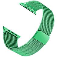 Microsonic Apple Watch 5 40 mm Milanese Loop Yeşil Uyumlu Kordon