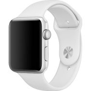 Microsonic Apple Watch Beyaz 38 mm Silikon Kordon