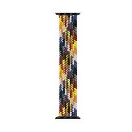 Microsonic Apple Watch SE 2022 40 mm Braided Solo Loop Band Multi Color 127 mm Small Kordon