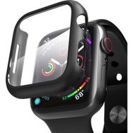 Microsonic Apple Watch SE 2022 40 mm Siyah Matte Premium Slim Watch Band Kılıf