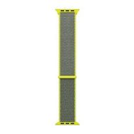 Microsonic Apple Watch SE 2022 40 mm Woven Sport Loop Koyu Yeşil Hasırlı Kordon