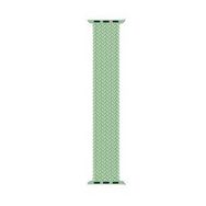 Microsonic Apple Watch SE 2022 44 mm Braided Solo Loop Band Açık Yeşil 127 mm Small Kordon