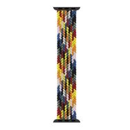 Microsonic Apple Watch SE 40 mm Braided Solo Loop Band Multi Color 127 mm Small Kordon