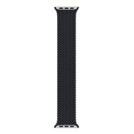 Microsonic Apple Watch SE 40 mm Braided Solo Loop Band Siyah 127 mm Small Kordon