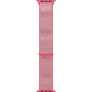 Microsonic Apple Watch Series 1 38 mm Woven Sport Loop Hot Pink Hasırlı Kordon