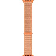 Microsonic Apple Watch Series 2 38 mm Hasırlı Woven Sport Loop Spicy Orange Kordon