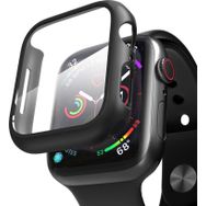 Microsonic Apple Watch Series 2 38 mm Siyah Matte Premium Slim Watch Band Kılıf