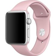 Microsonic Apple Watch Series 2 42 mm Pembe Silikon Kordon Kılıf