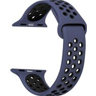 Microsonic Apple Watch Series 2 42 mm Rainbow Sport Band Gece Mavisi Kordon
