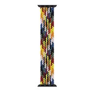 Microsonic Apple Watch Series 3 38 mm Braided Solo Loop Band 160 mm Multi Color Kordon