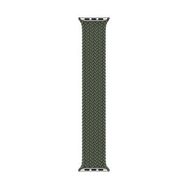 Microsonic Apple Watch Series 3 38 mm Braided Solo Loop Band Koyu Yeşil 127 mm Small Kordon