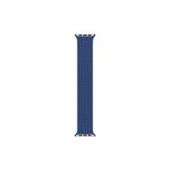 Microsonic Apple Watch Series 3 38 mm Braided Solo Loop Band Mavi 127 mm Small Kordon
