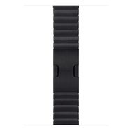 Microsonic Apple Watch Series 3 38 mm Link Bracelet Band Siyah Kordon