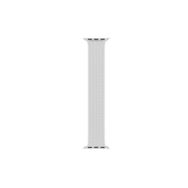 Microsonic Apple Watch Series 4 40 mm Braided Solo Loop Band Beyaz 127 mm Small Kordon