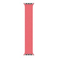 Microsonic Apple Watch Series 4 40 mm Braided Solo Loop Band Pembe 127 mm Small Kordon