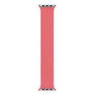 Microsonic Apple Watch Series 4 40 mm Braided Solo Loop Band Pembe Medium 147 mm Kordon